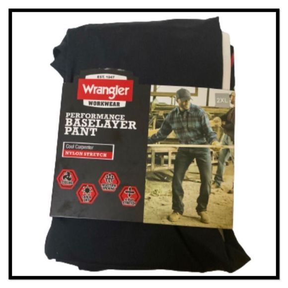 Wrangler Size XXL Men’s Performance Base Layer Pant - Picture 1 of 10